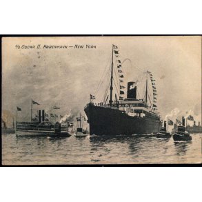 S/S Oscar II - Kbenhavn - NewYork - u/n - Brugt