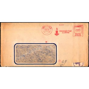 Censurbrev fra Tyskland -  25 - 10 - 41 - Til Tyskland