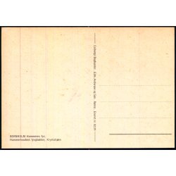 Bornholm - Hammeren Fyr - Colbergs Bogh. 8239 - Ubrugt