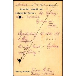  Efterporto - Tryksagskort til Kbenhavn   12 - 5- 1939