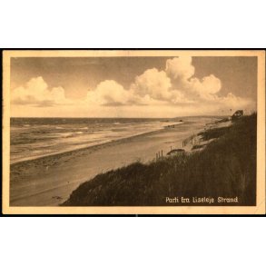 Parti fra Liseleje Strand - Kbm. E. Dr�by u/n