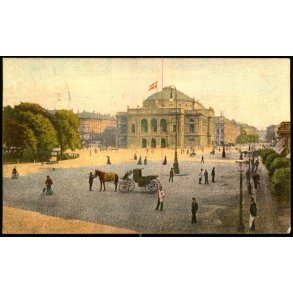 K�benhavn - Kongens Nytorv - Det Kong. Theater - Kortforlaget 