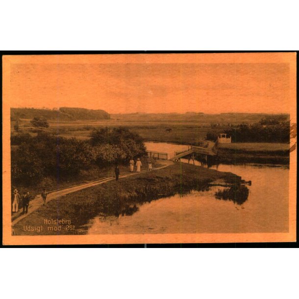 Holstebro - Udsigt fra �st - Stender 27832 - Brugt