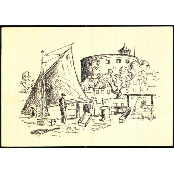 Christians - Storetrn set fra Frederiks - H.Kie u/n - Ubrugt