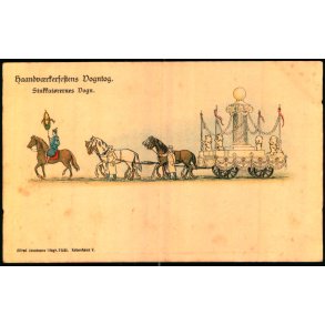 Haandvrkerfestens Vogntog - Stukkatrernes Vogn - A. Jacobsen u/n - Ubrugt 