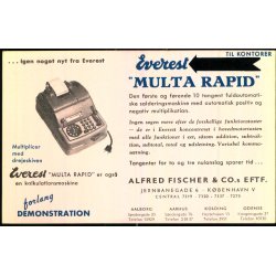 Alfred Fischer &amp; Cos Efterf. - Jarnbanegade 6 - V. - u/n - Ubrugt