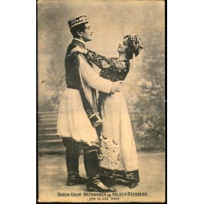 Gerda Krum-Nathansen og Holger Reenberg - Den glade Enke - Alex Vincent 1357 - Brugt 