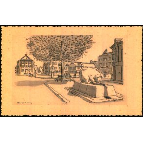 Nyk�bing F. - Torvet - Stender u/n - Ubrugt