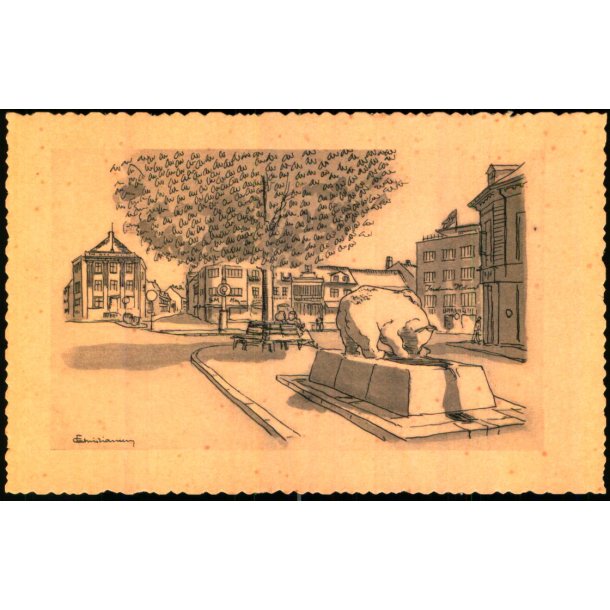 Nyk�bing F. - Torvet - Stender u/n - Ubrugt