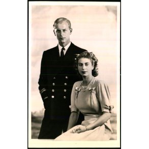 Prinsesse Elizabeth og Prins Philip - Ubrugt