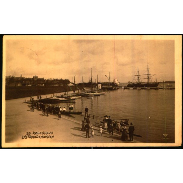 K�benhavn - Lystbaadehavnen - Fotografisk Forlag 59 - Brugt