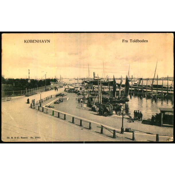 K�benhavn - Fra Toldboden - Sk.B. &amp; Kf. 2995 - Brugt