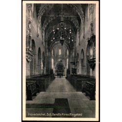 Hovedskibet - Sct.  Bendts Kirke - Ringsted -  Nygaards Bogh. 70557 - Ubrugt