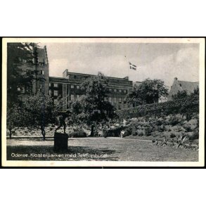 Odense - Klosterparken med Telefonhuset  - Stender O. 492 - Ubrugt