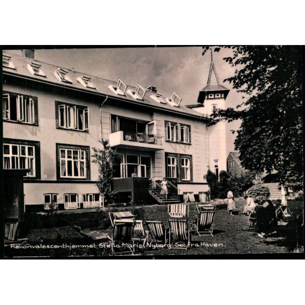 Rekonvalcenthjemmet Stella Maris. Nyborg - Set fra Haven  - Andersen &amp; Kusk 95926 - Brugt