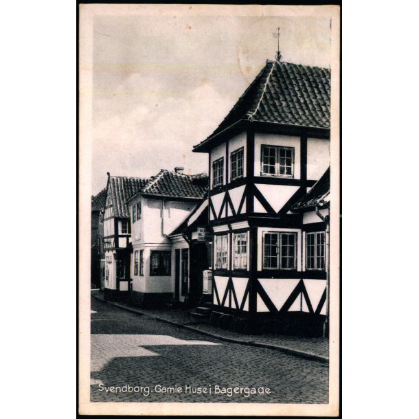 Svendborg - Gamle Huse i Bagergade - Stender S. 291 - Brugt