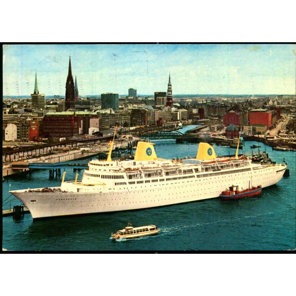 Hamburg - Blick auf die City "KONGSHOLM" - u/n - Brugt
