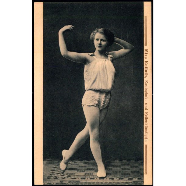 Miss Kollath - Kautschuk und Reifenknsterin - Nordisk Kunstanstalt M 15 - Ubrugt