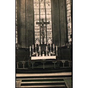 Haderslev - Alteret i Domkirken - Fotokort A.M. Lund 12 - Ubrugt