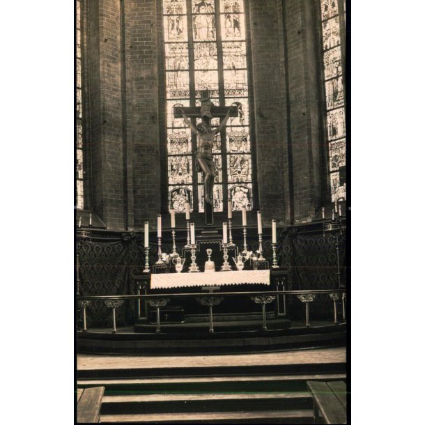 Haderslev - Alteret i Domkirken - Fotokort A.M. Lund 12 - Ubrugt