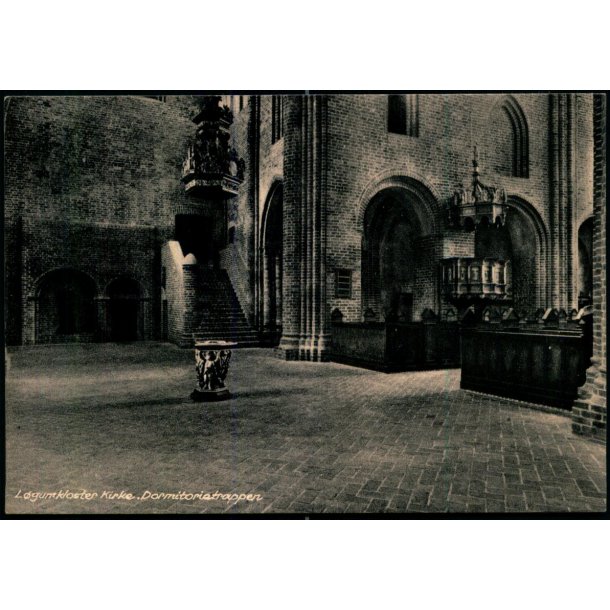 L�gumkloster Kirke - Dormitorietrappen - Holm Hansens Bogh. 844 - Ubrugt