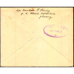 Luftpost brev fra Sverige - Rekomaderet - 6 - 7- 37