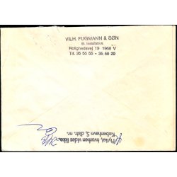 Brev fra Kbenhavn V 5 Okt. 1976 - Retur til Kbenhavn S - Flyttet -