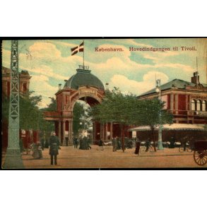 Kbenhavn - Hovedindgangen til Tivoli - u/n