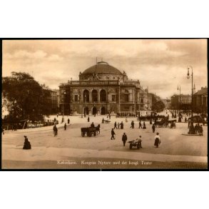 K�benhavn - Kongens Nytorv med det kongl.. Teater - Budtz M�ller og Co. 287