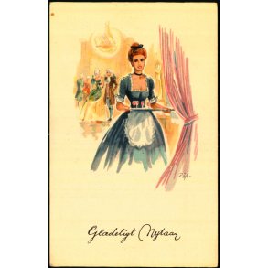 Pls - Gldeligt Nytaar - 1051 - Ubrugt