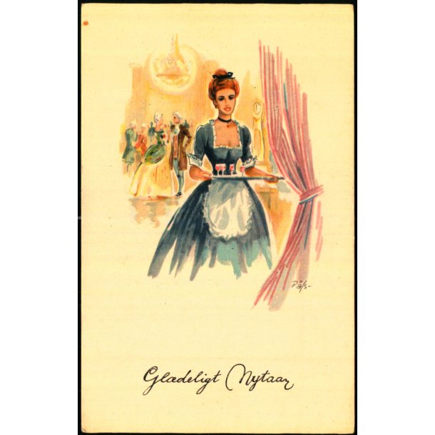 Pls - Gldeligt Nytaar - 1051 - Ubrugt