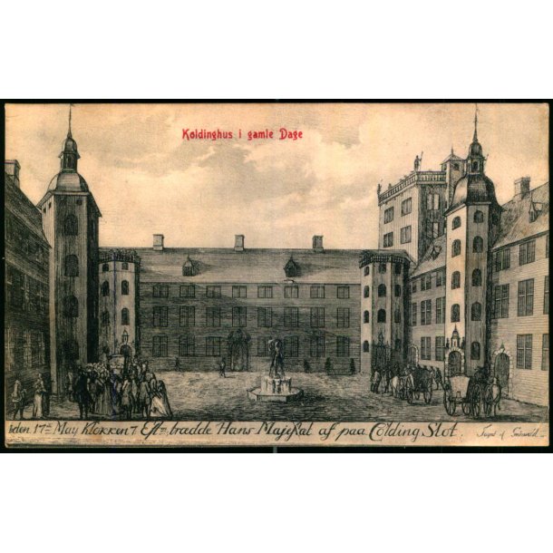 Koldinghus i gamle Dage - W.K.F. 1162 - Ubrugt