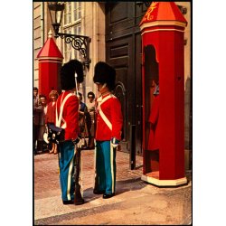 Kbenhavn - Vagtaflsning p Amalienborg Slotsplads - Rudolf Olsen 876