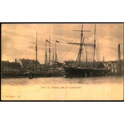 Parti af Aalborg set fra Limfjorden - C. St. 335 - Ubrugt