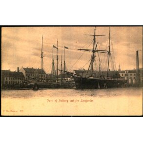 Parti af Aalborg set fra Limfjorden - C. St. 335 - Ubrugt