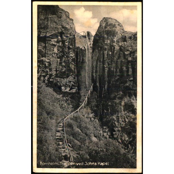 Bornholm - Trappen ved Johns Kapel - Frits Srensen 68961 - Brugt