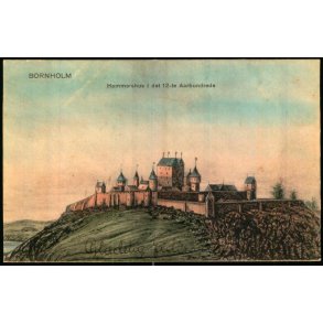 Bornholm - Hammershus i det 12 te Aarhundrede - Frits Srensens Bogh. 2519 - Ubrugt