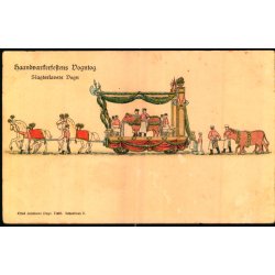 Haandvrkerfestens Vogntog - Slagterlavets Vogn - A. Jacobsen u/n - Ubrugt 