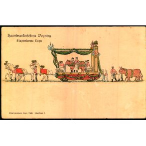 Haandvrkerfestens Vogntog - Slagterlavets Vogn - A. Jacobsen u/n - Ubrugt 