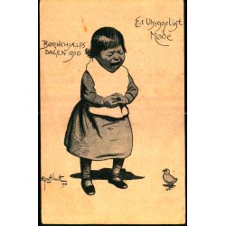 Alfred Schmidt - Brnehjlpsdagen 1910 - J. Cato u/n - Ubrugt