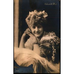 Charlotte Wiche - Fotokort P. Hechscher 1631 - Brugt