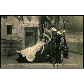 Gerda Krum og Holger Reenberg i Prinsessen og det halve kongerige  - P.H. u/n - Brugt