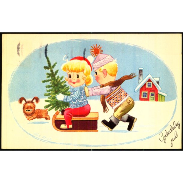 Erik Bille - Gldelig Jul - Serie 142 - Brugt