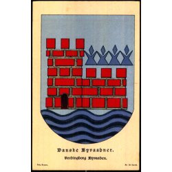 Danske Byvaabner - Vordingborg Byvaaben - Fritz Benzen 73 - Ubrugt