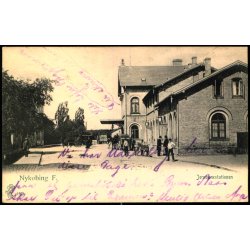 Nykbing F. - Jernbanestationen - Peter Alstrup 1869 - Brugt