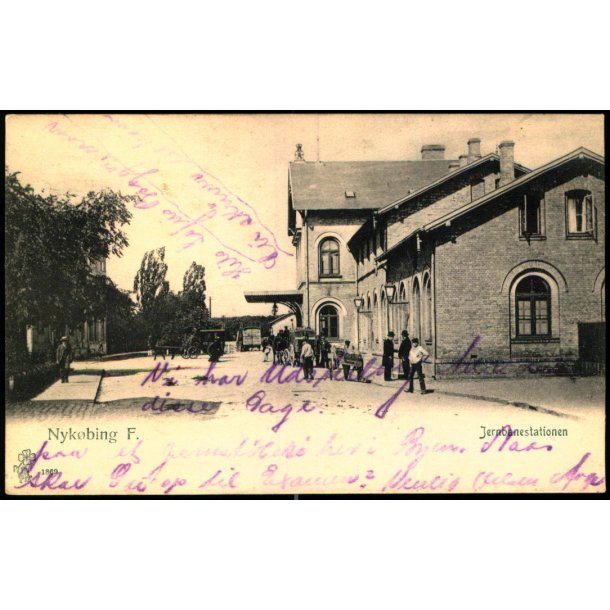 Nykbing F. - Jernbanestationen - Peter Alstrup 1869 - Brugt
