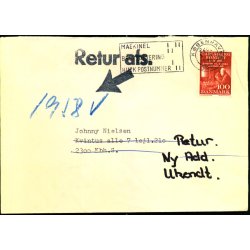 Brev fra Kbenhavn V 5 Okt. 1976 - Retur til Kbenhavn S - Flyttet -