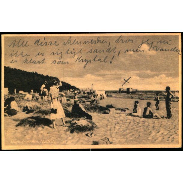 Badestranden - Nysted -  Nysted Bogh. 85856 - Brugt