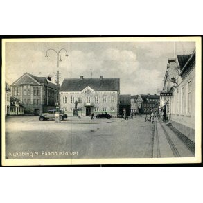 Nyk�bing M. - Raadhustorvet - Stender N.M. 62 - brugt