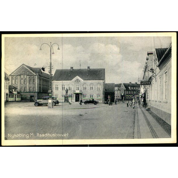 Nyk�bing M. - Raadhustorvet - Stender N.M. 62 - brugt
